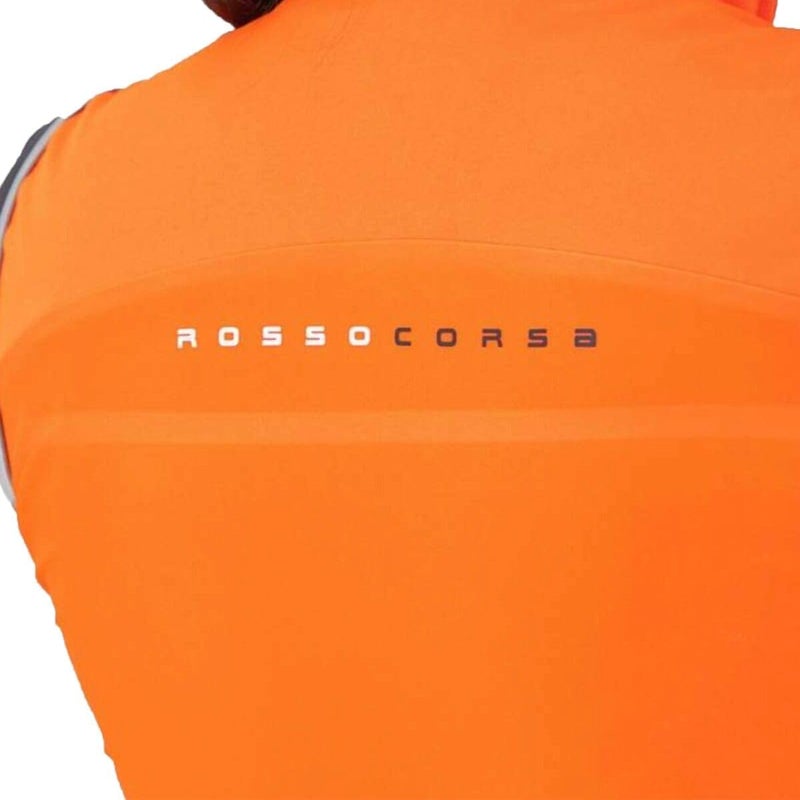Castelli Perfetto Ros Vest - Women's Red Orange, S - Image 3